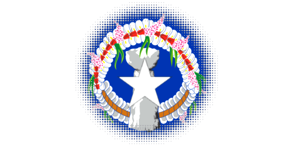 "We Stay Connected" Official CNMI Flag DTF Printed Decal